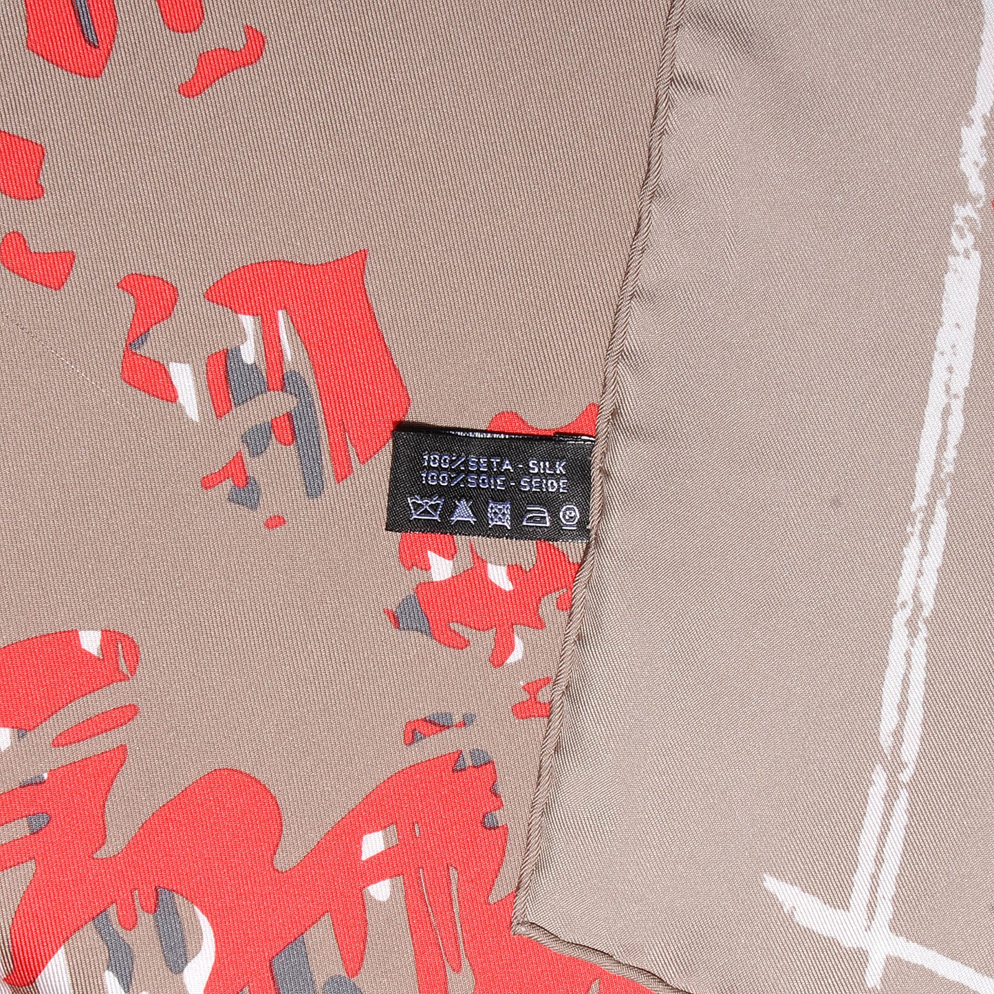 Silk CC Square Scarf