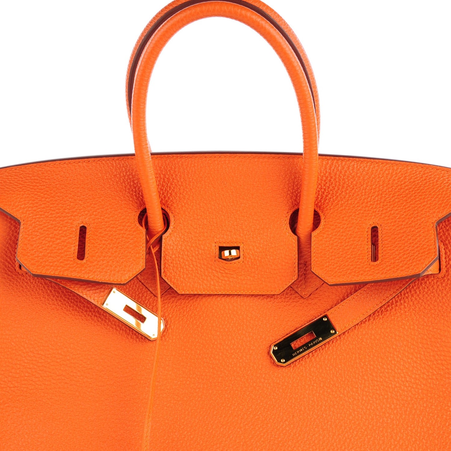 Togo Birkin 35 Orange