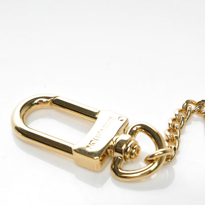 Louis Vuitton Metal Pochette Extender Key Ring Chain Gold 3 of 5