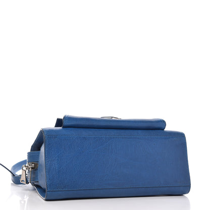 Proenza Schouler Buffalo PS13 Small Satchel Blue 4 of 12