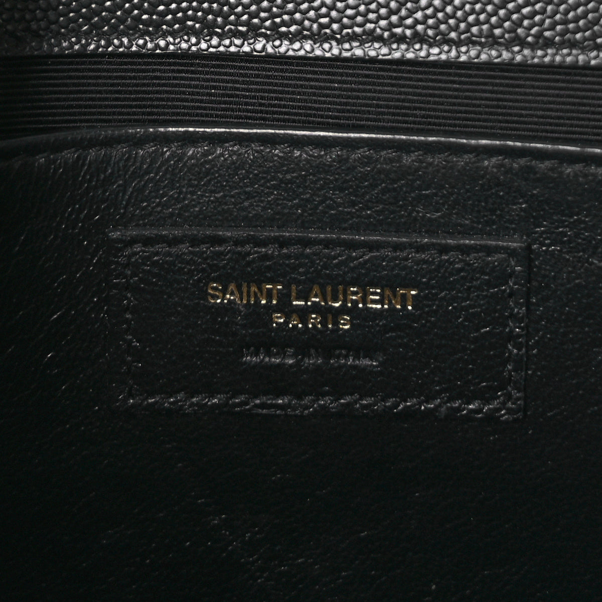 Grain De Poudre Medium Classic Monogram Kate Satchel Black