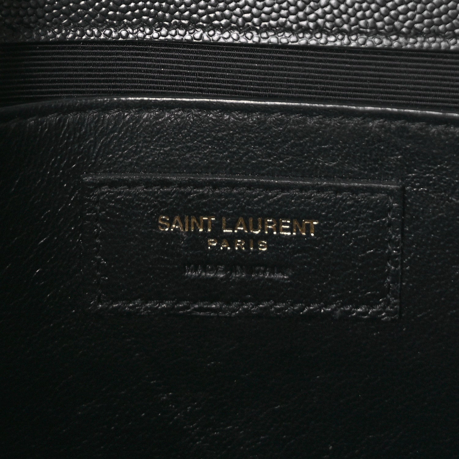 Saint Laurent Grain De Poudre Medium Classic Monogram Kate Satchel Black 5 of 8