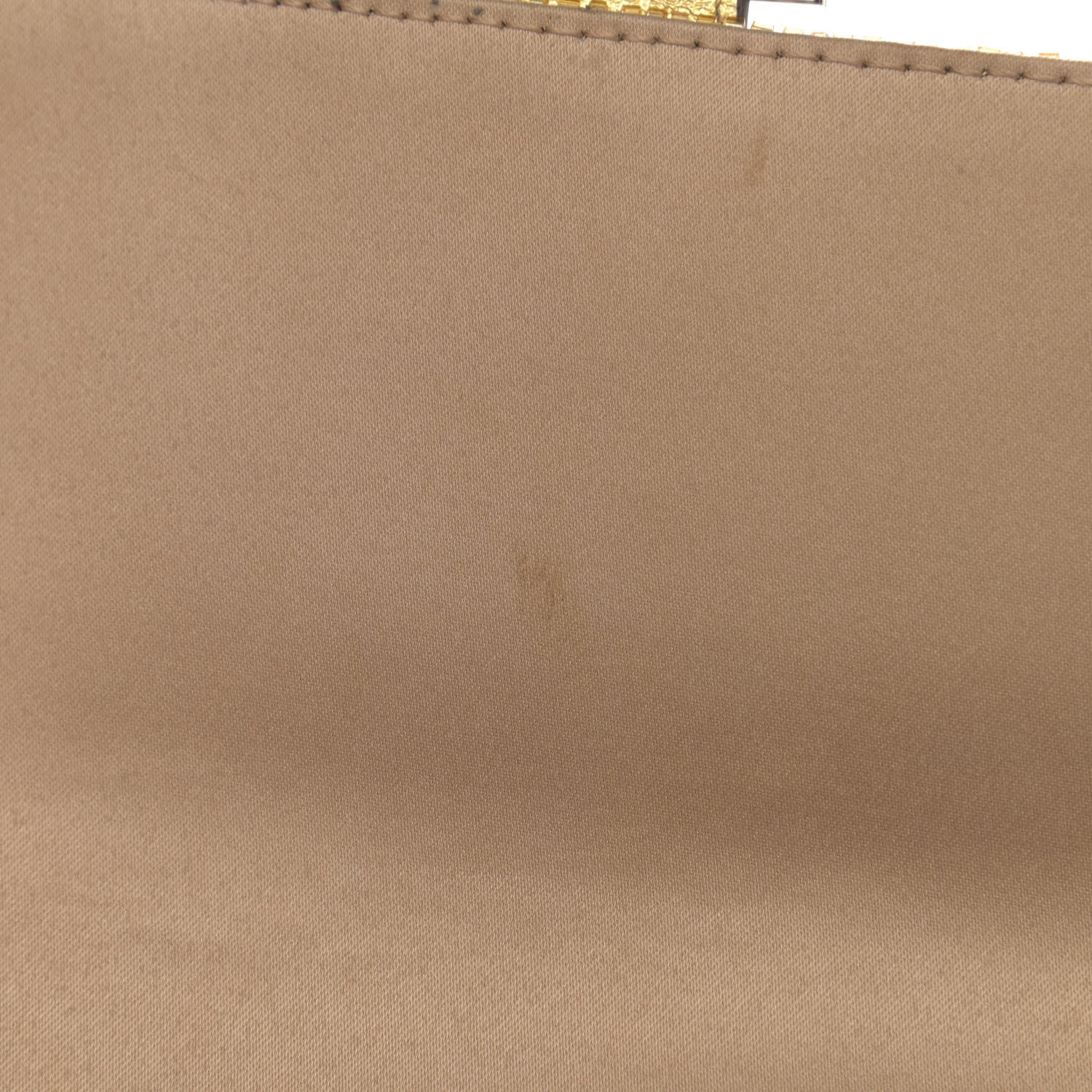 Fendi Sequin Paillettes Vitello Laminato Striped Baguette 1997 Oro Sfumato 13 of 14