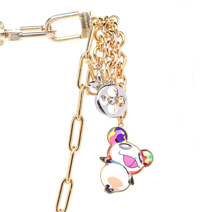 Louis Vuitton LV x TM Superflat Panda Key Ring Bag Charm  Multicolor 2 of 4