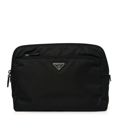 Prada Re-Nylon Saffiano Travel Pouch Black Astrale 1 of 9