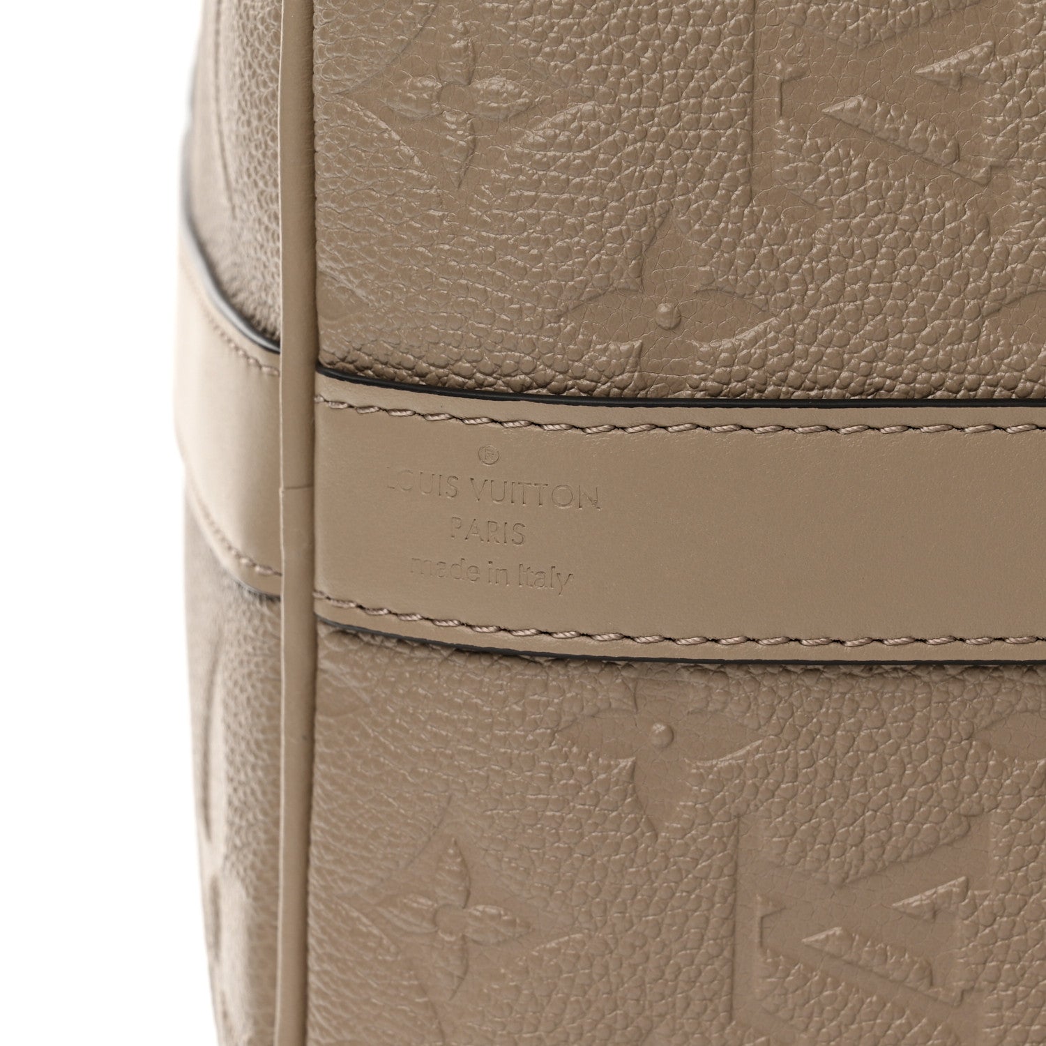 Louis Vuitton Empreinte Monogram Giant Keepall Bandouliere 45 Tourterelle 5 of 8