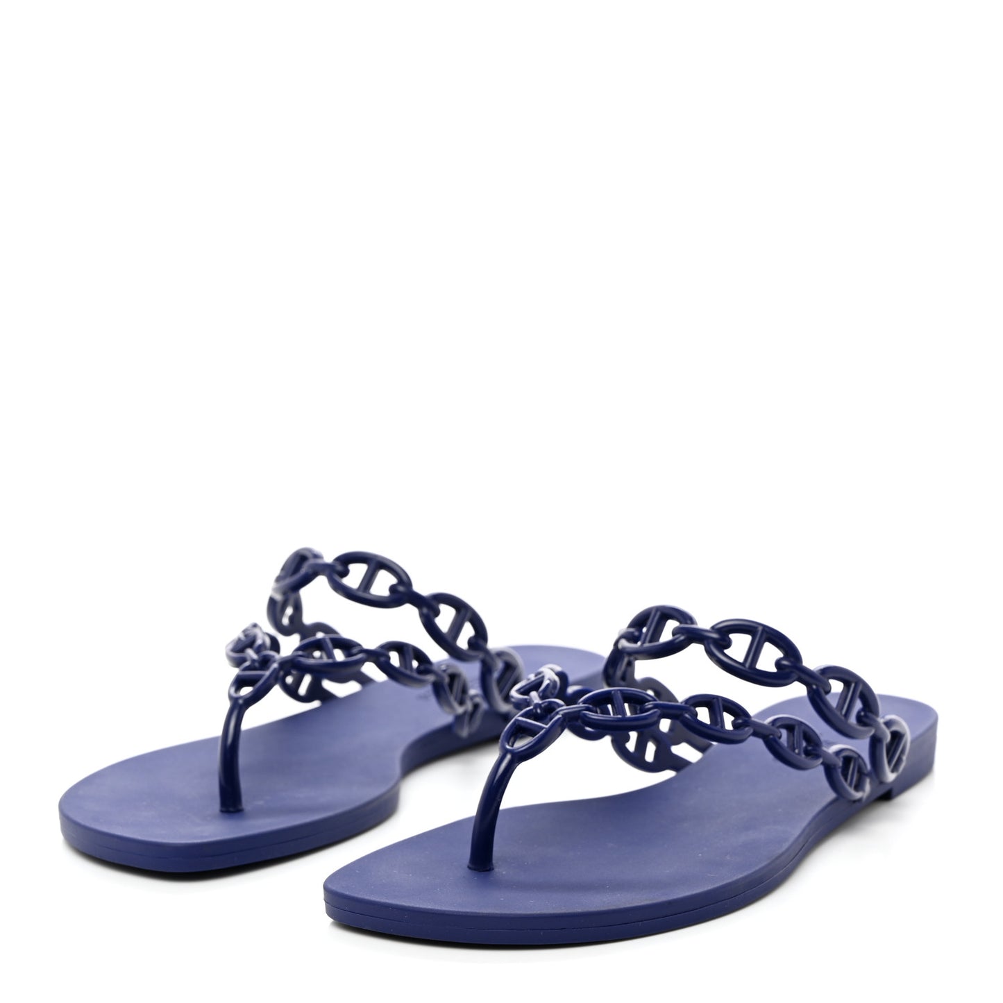 Rubber Chaine d'Ancre Island Sandals 38 Bleu Smalt