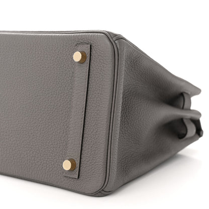 Hermes Togo Birkin 30 Etain 10 of 12