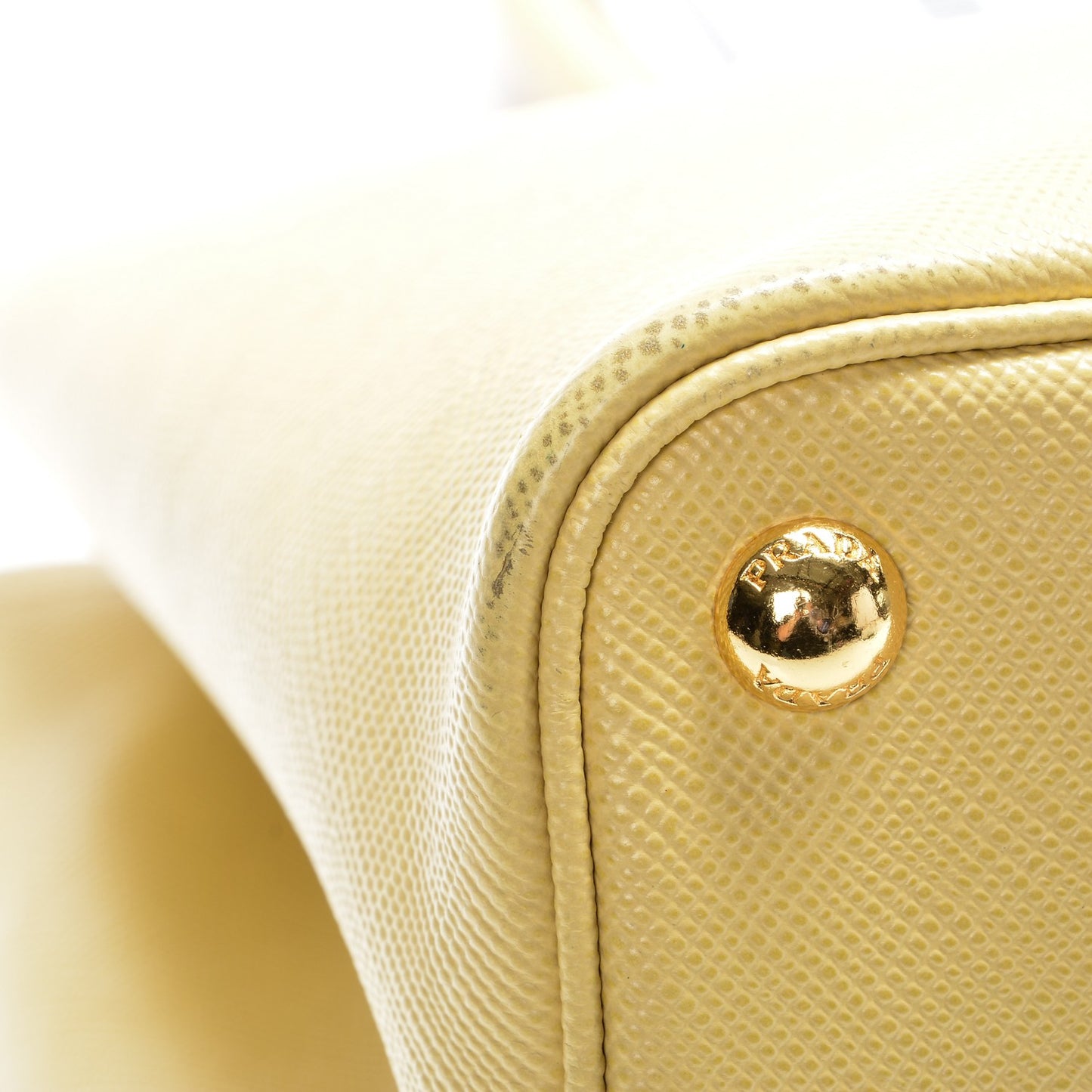 Saffiano Cuir Medium Double Bag Polline