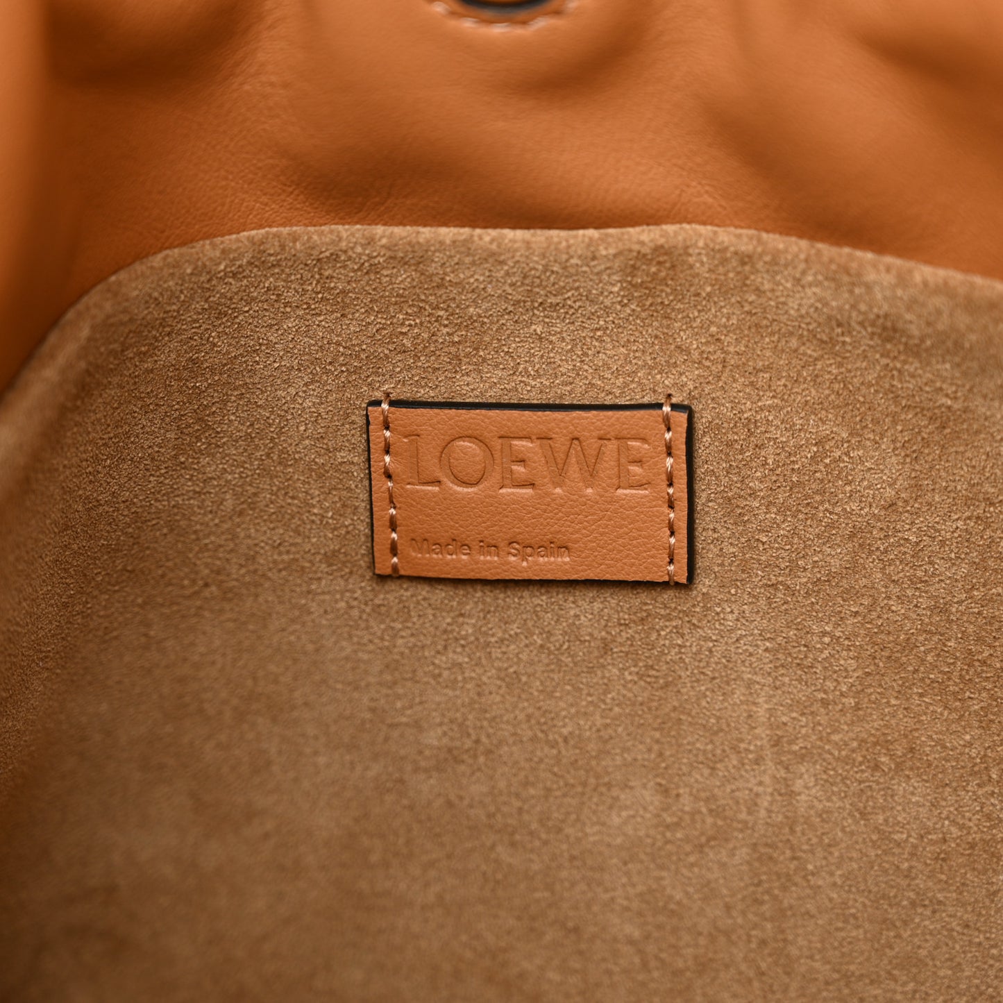 Nappa Medium Flamenco Knot Bag Tan