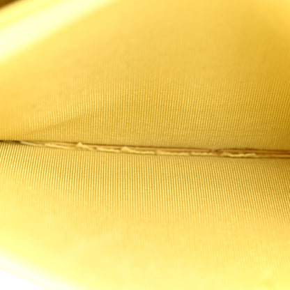 Chanel Denim Quilted Coco Wallet On Chain WOC Yellow 15 of 15