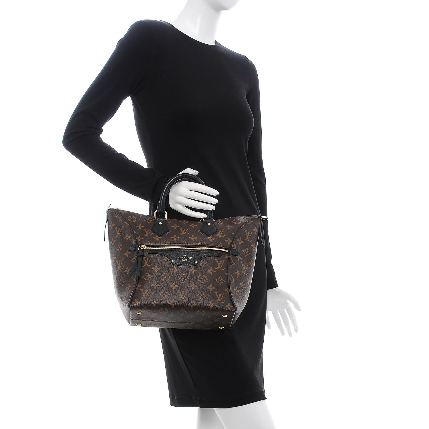 Louis Vuitton Monogram Tournelle PM Black 3 of 9