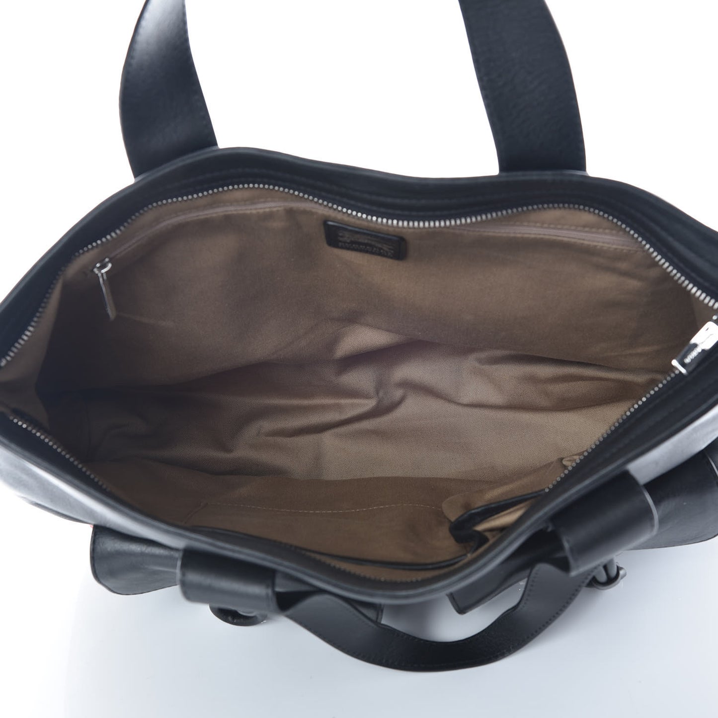 Calfskin Haymarket Check Toggle Shoulder Bag Black