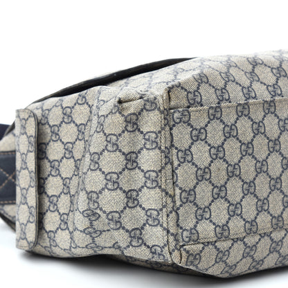 Gucci GG Plus Monogram Messenger Diaper Bag Navy 8 of 10