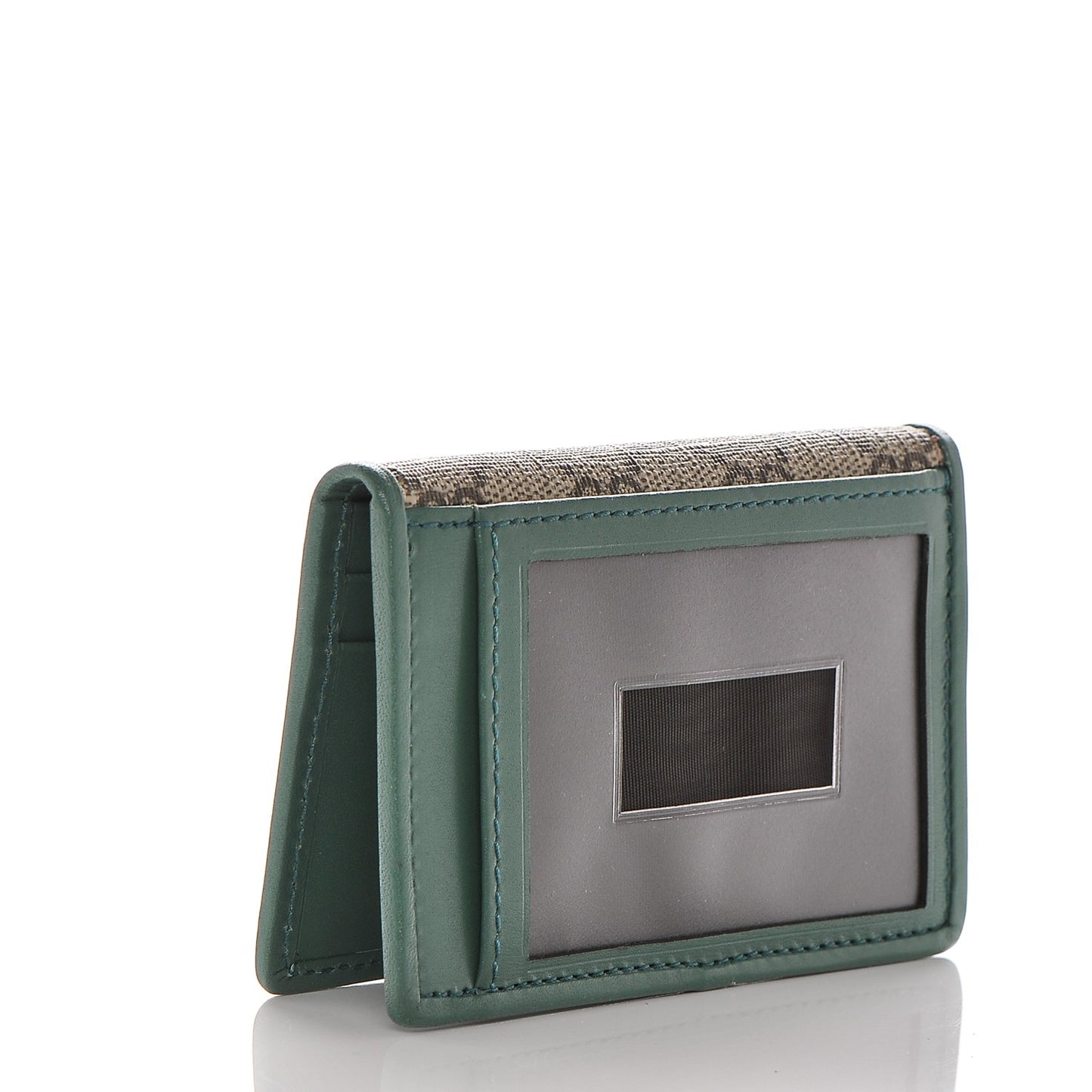 Supreme Monogram ID Card Wallet Green