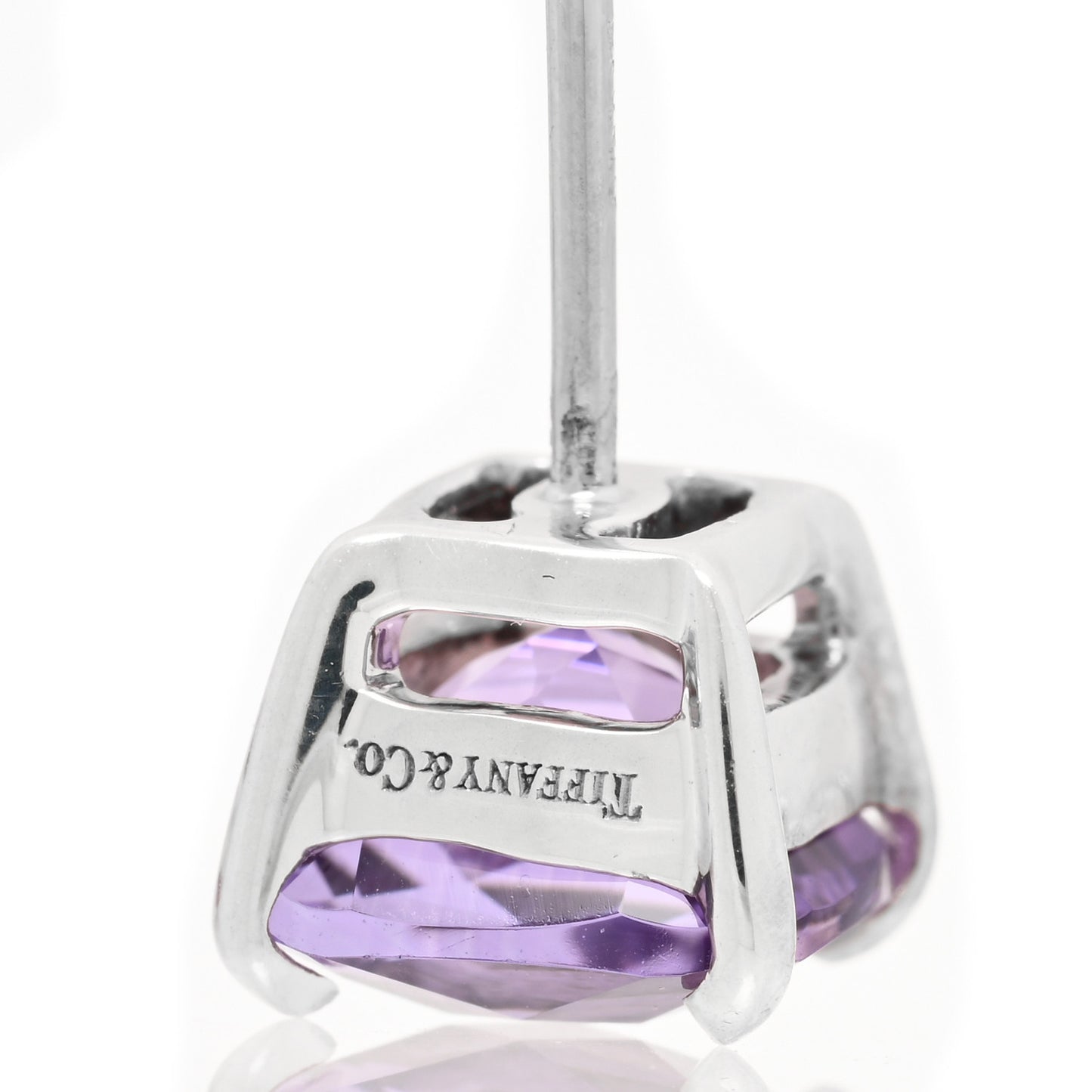 Sterling Silver Amethyst Sparklers Stud Earrings