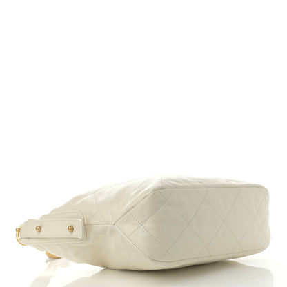 Chanel Calfskin Quilted Daily Hobo White 4 of 10