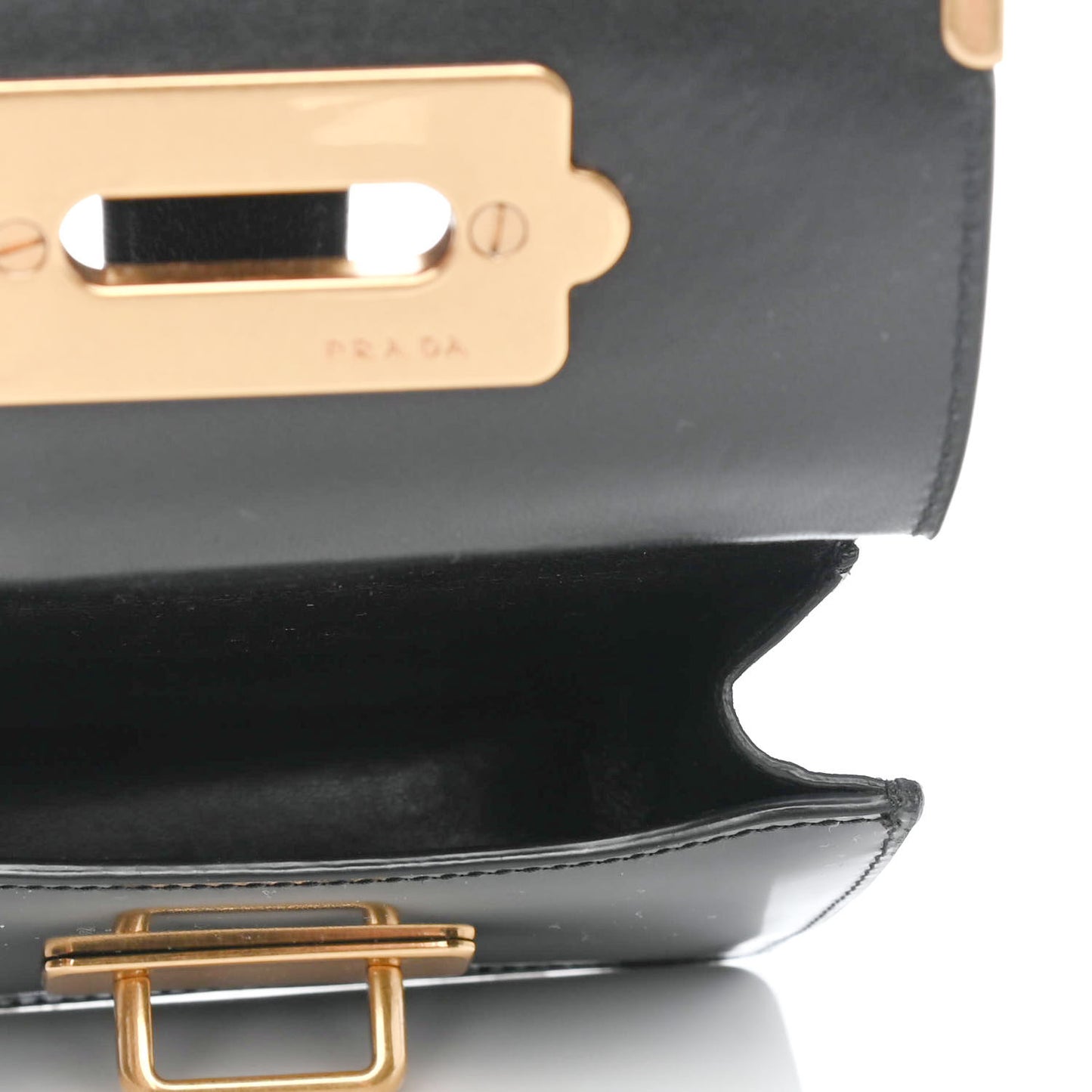 Spazzolato Micro Cahier Bag Black