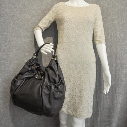 FASHIONPHILE SALVATOREFERRAGAMOLeatherDesiderataBagBlack 2 of 9