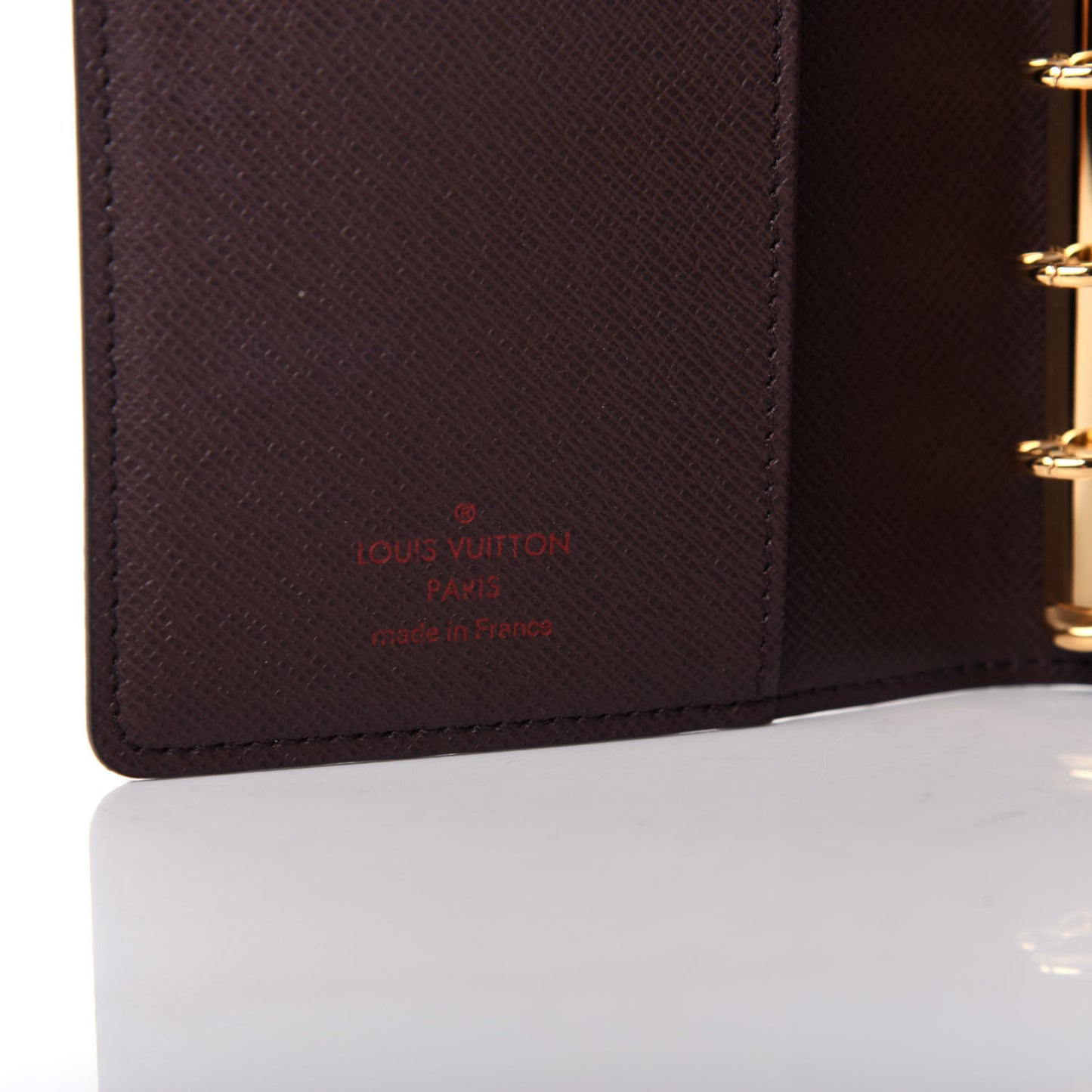 Damier Ebene Small Ring Agenda Cover