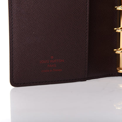 Louis Vuitton Damier Ebene Small Ring Agenda Cover 6 of 8
