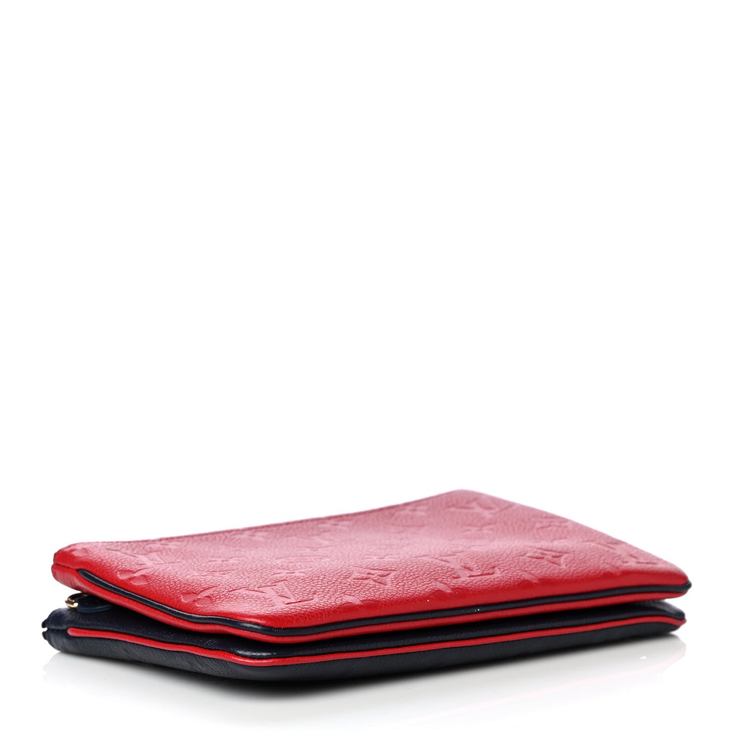 Louis Vuitton Empreinte Double Zip Pochette Marine Rouge 4 of 11