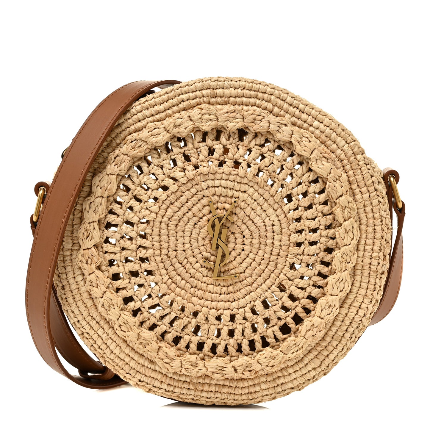 Raffia Sac Round Naturel