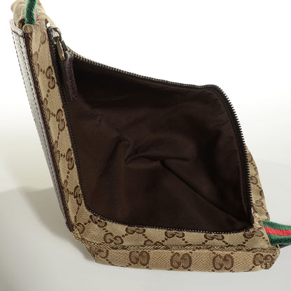 Gucci Monogram Web Belt Bag Dark Brown 5 of 9
