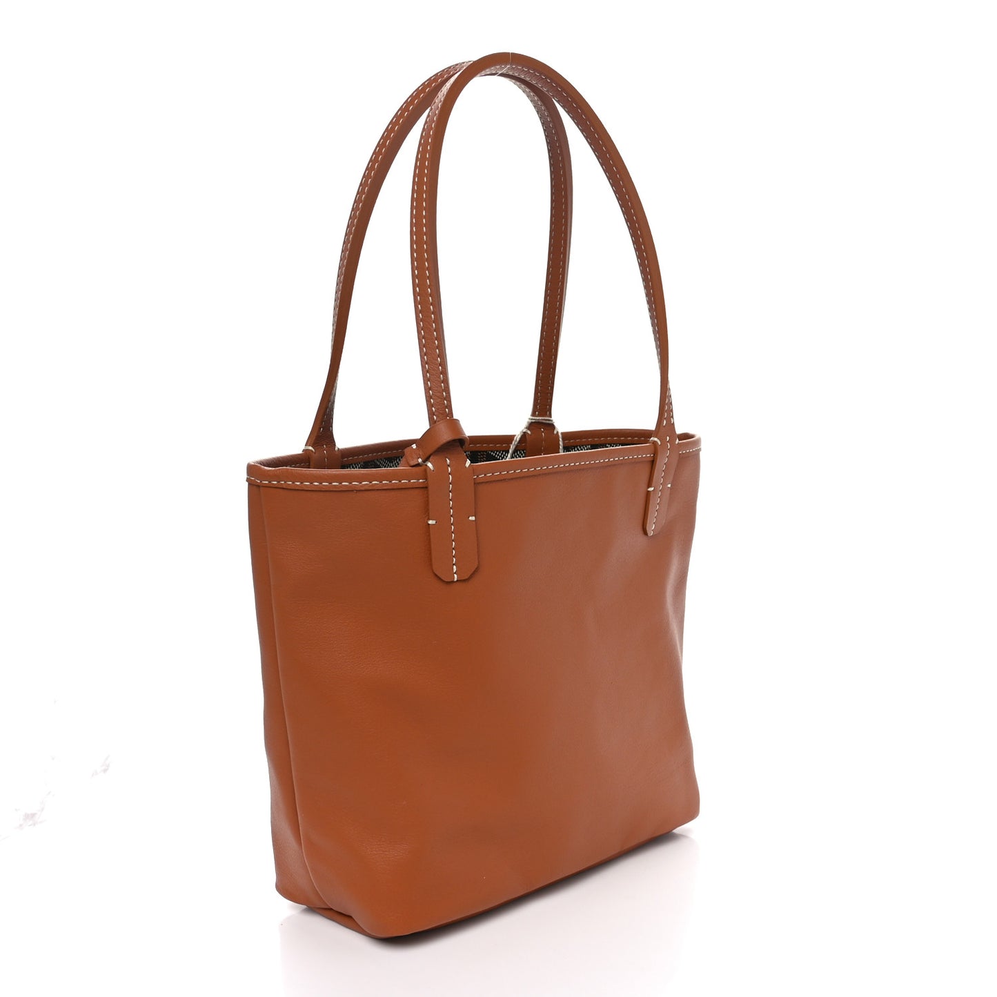 Goyardine Reversible Mini Anjou Black Gold