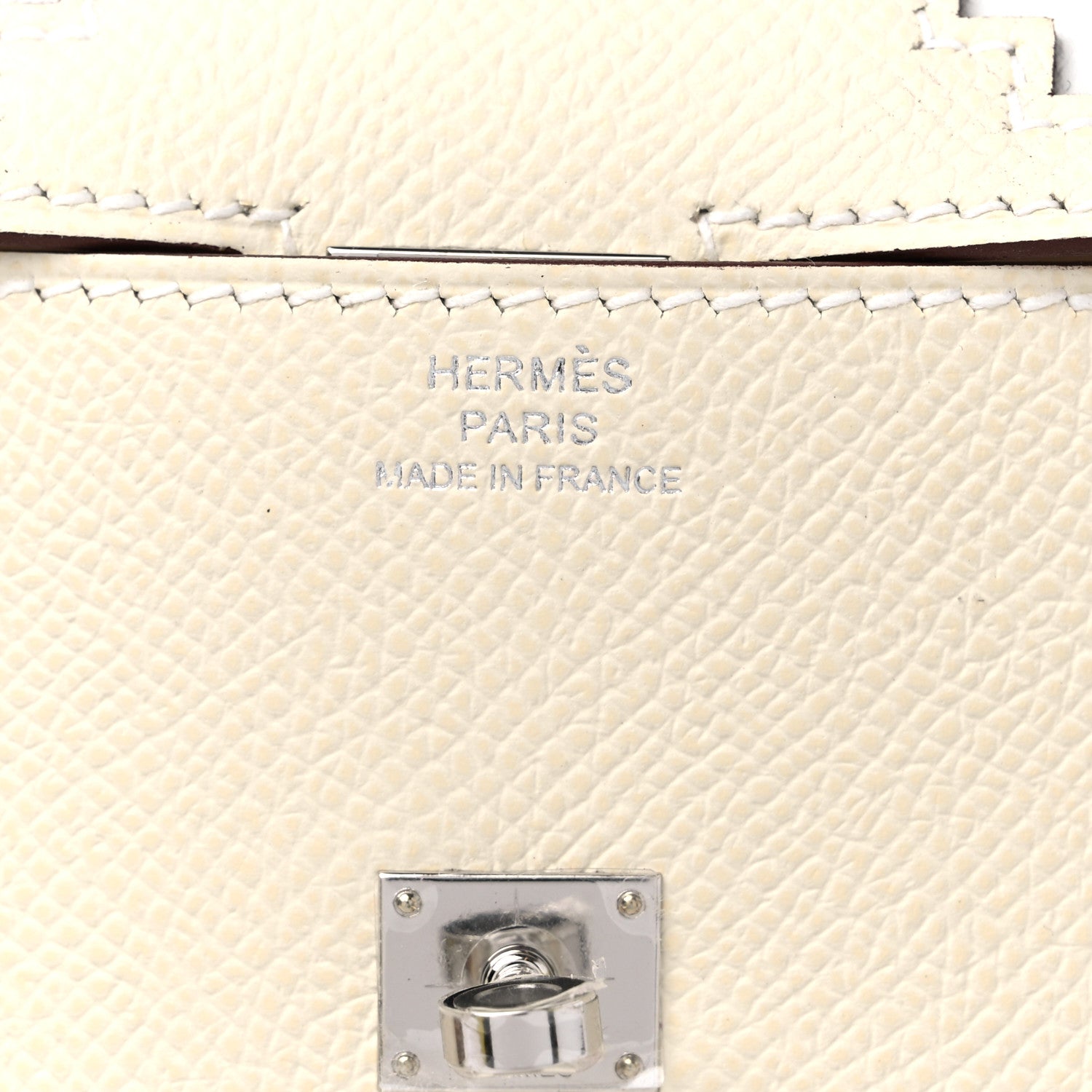 Hermes Epsom Quelle Idole Picto Kelly Doll Handbag Nata Mauve Sylvestre Lime Chai 8 of 14