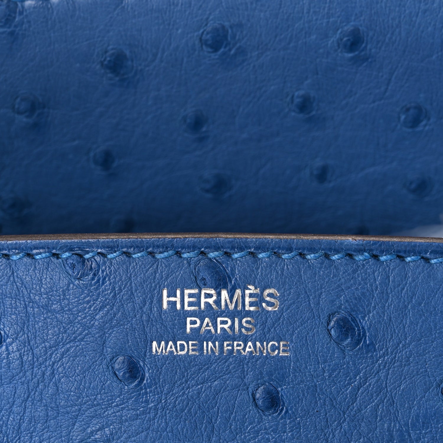 Hermes Ostrich Birkin 30 Mykonos 5 of 10