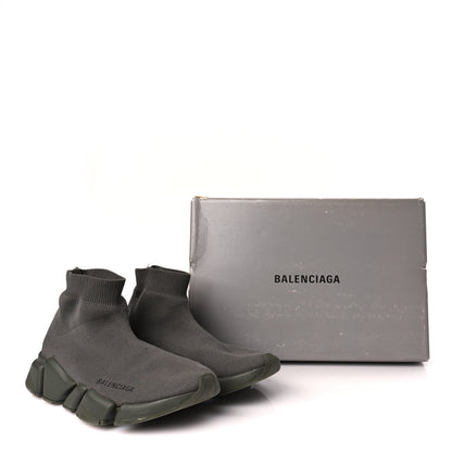 Balenciaga Technical 3D Recycled Knit Womens Speed 2.0 Sneakers 37 Monocolor Dark Kaki 9 of 9