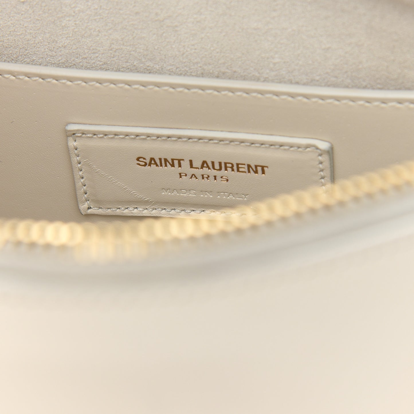 Calfskin Classic Baby Duffle Dove White