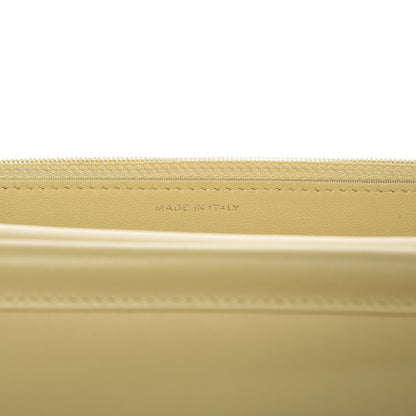 Chanel Lambskin Quilted Wallet on Chain WOC Yellow 8 of 19