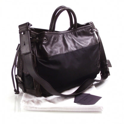Prada Nylon Shoulder Bag Black 3 of 10
