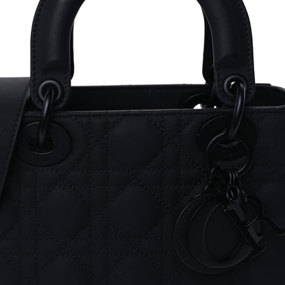 Christian Dior Ultra Matte Calfskin Cannage Small My ABCDior Lady Dior Black 6 of 8