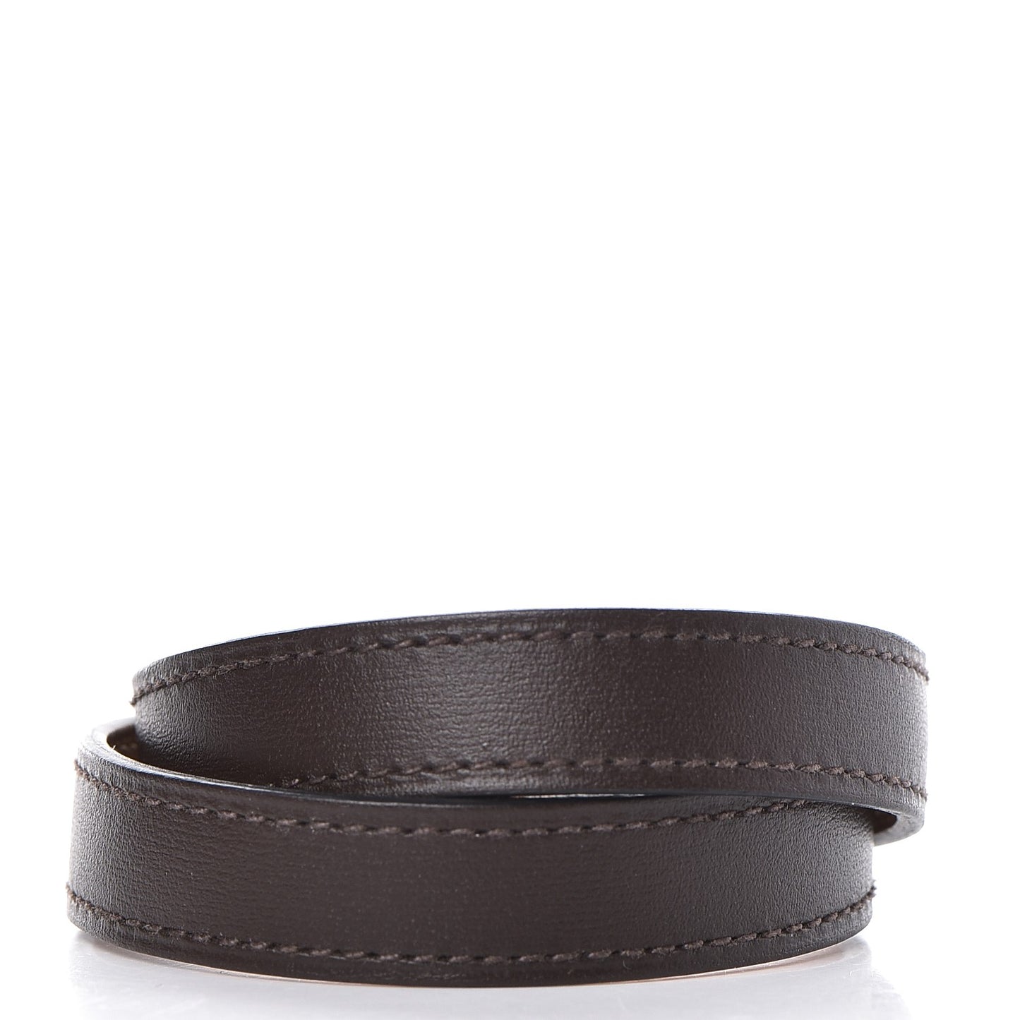 Swift Kelly Double Tour Bracelet M Chocolate