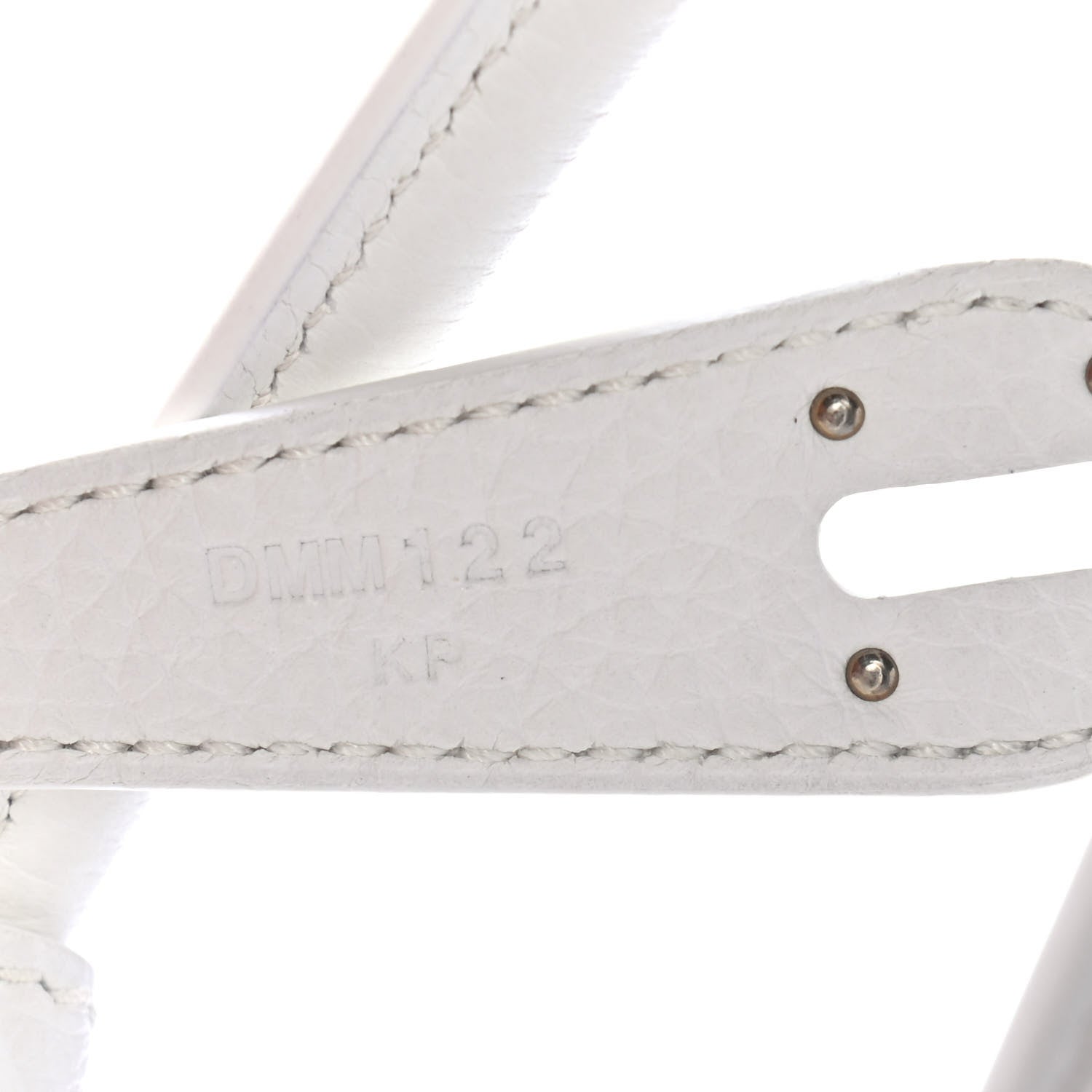 Hermes Taurillon Clemence Lindy 26 White 6 of 8