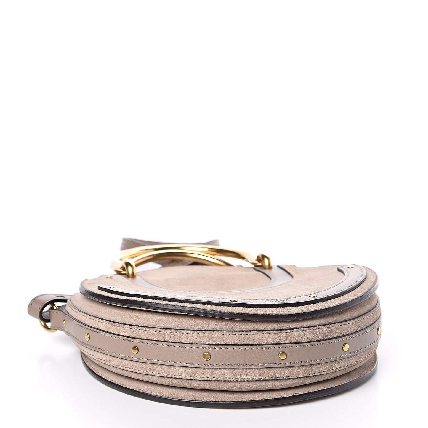 Calfskin Suede Small Pixie Bag Motty Grey