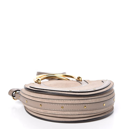 Chloe Calfskin Suede Small Pixie Bag Motty Grey 4 of 14