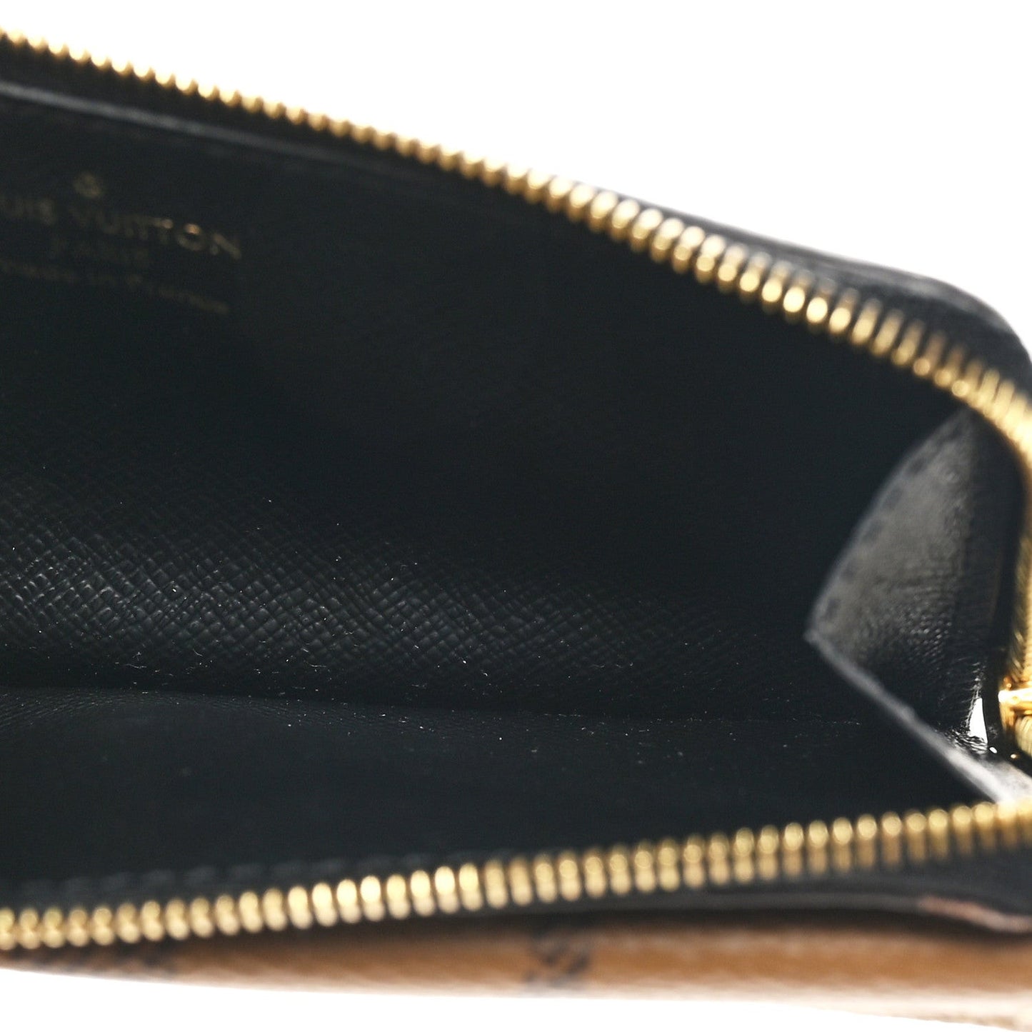 Reverse Monogram Recto Verso Card Holder Brown