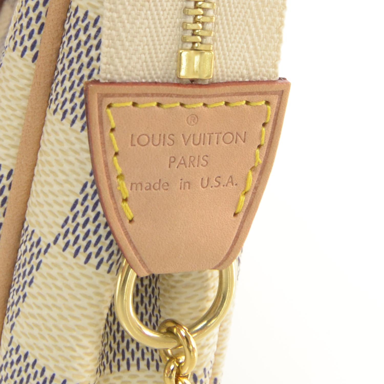 Louis Vuitton Damier Azur Eva Clutch 6 of 8