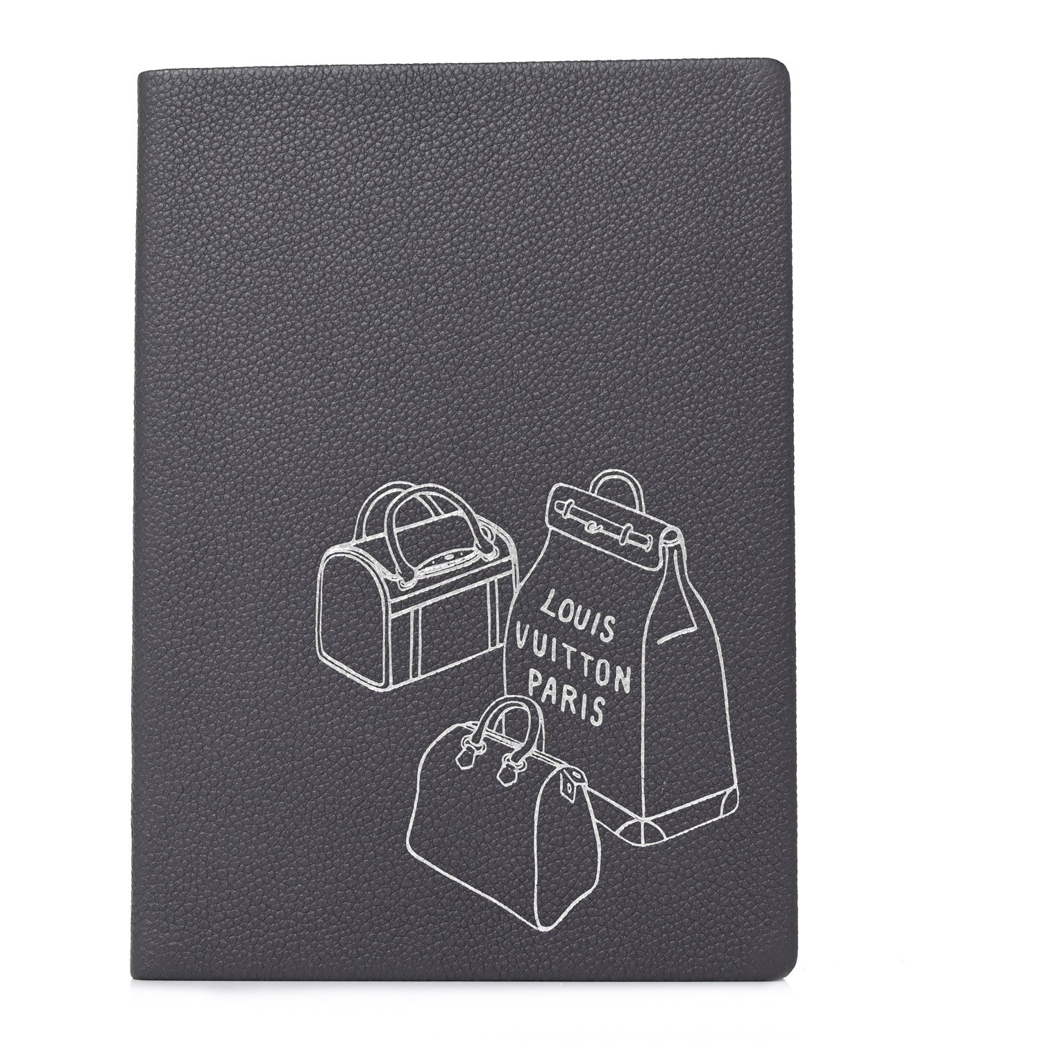 Louis Vuitton Taurillon Notebook MM Gris 1 of 8