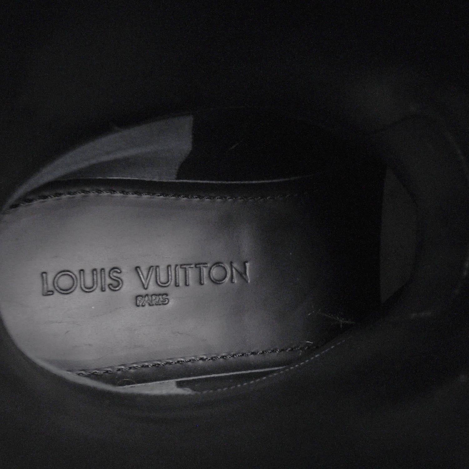 Louis Vuitton Damier Graphite Edgy Biker Boots 8.5 9 of 9