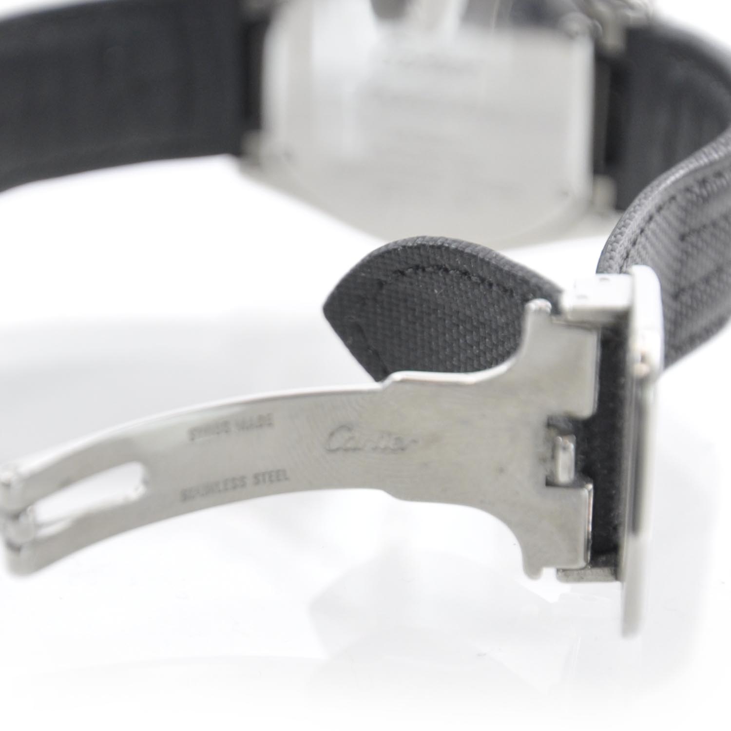 Cartier Stainless Steel Nylon 42mm Roadster GMT Automatic Watch 4 of 7