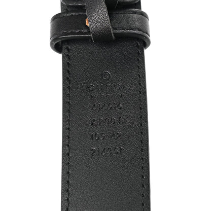 Gucci Calfskin Double G 30mm Belt 105 42 Black Black 5 of 5