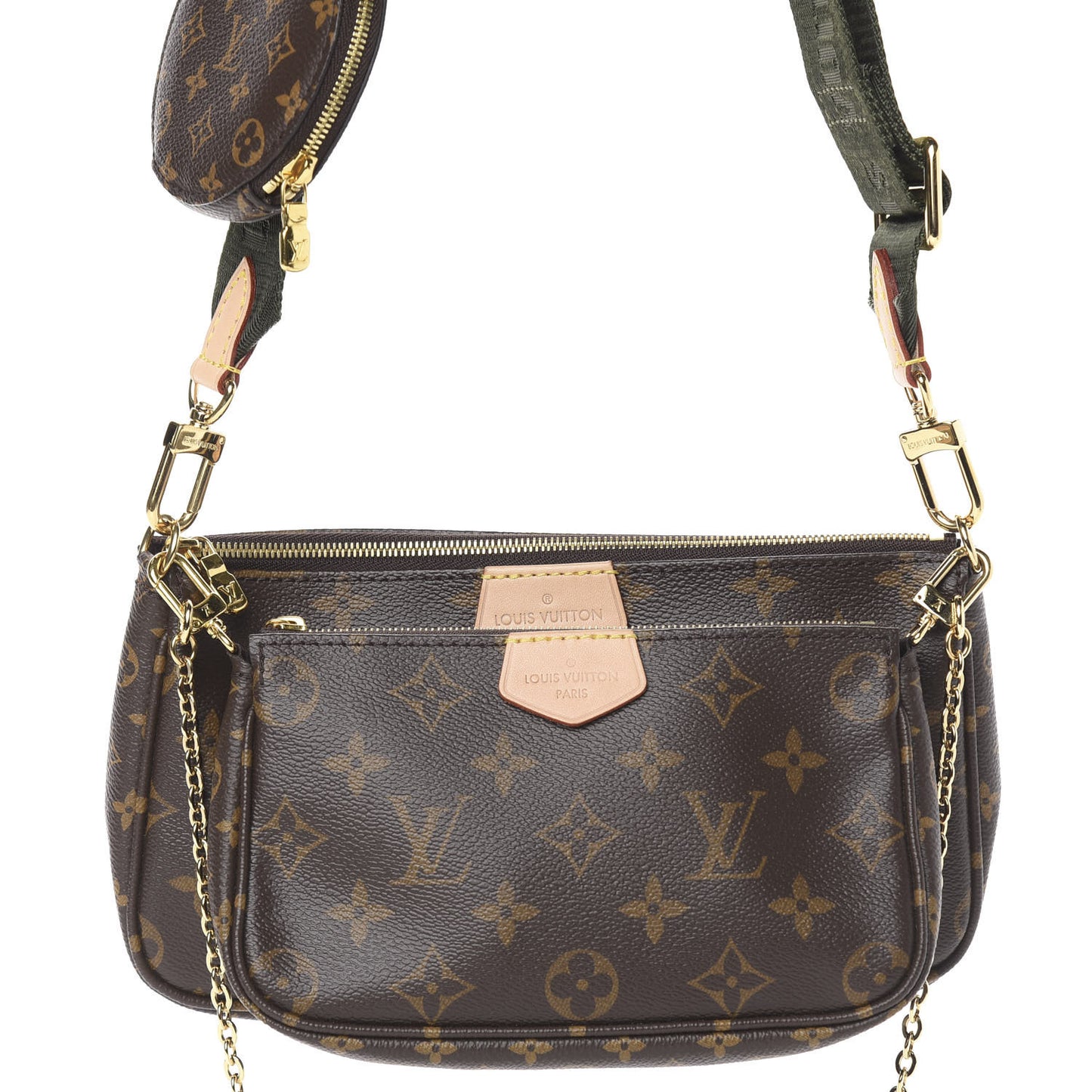 Monogram Multi Pochette Accessories Kaki