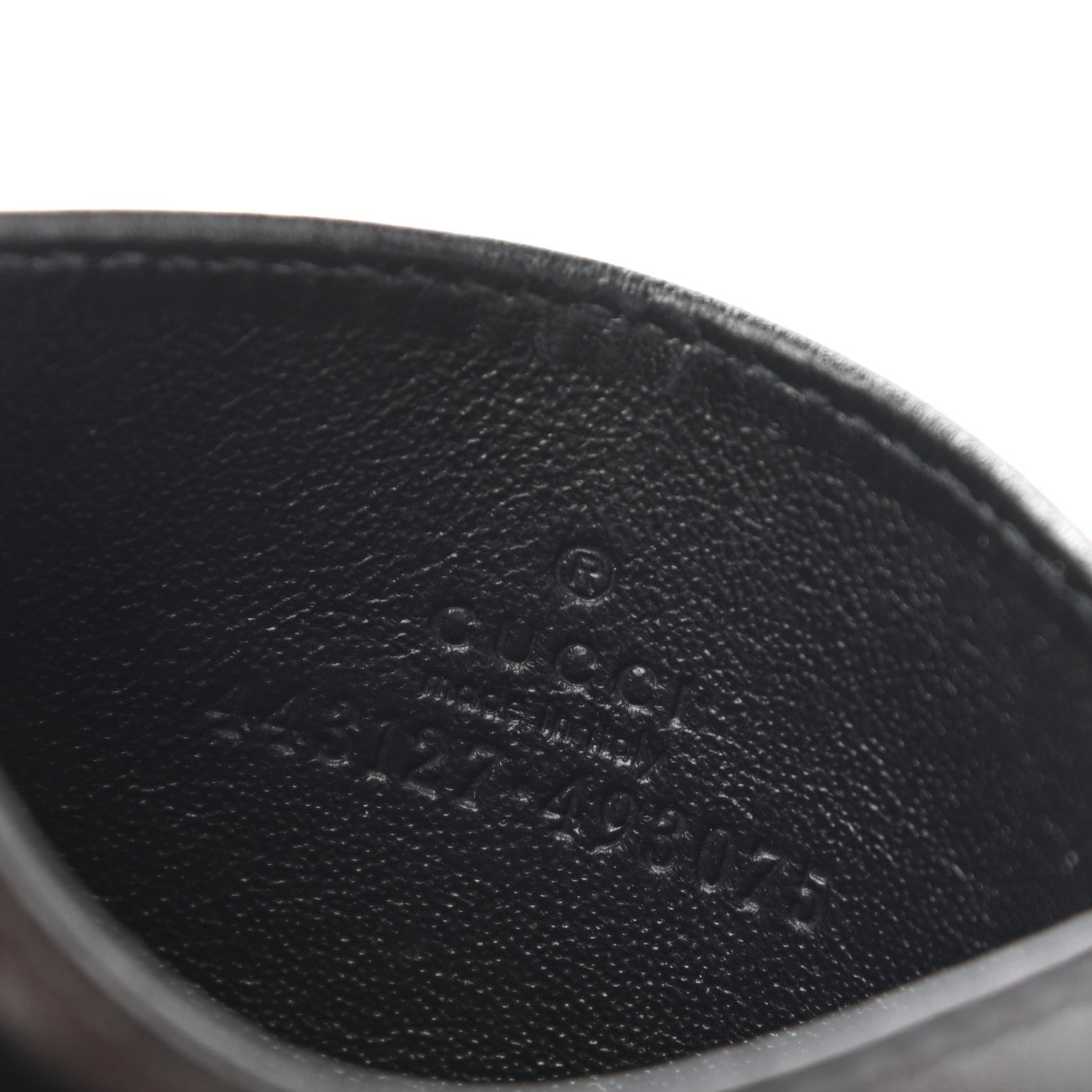 Gucci Calfskin Matelasse GG Marmont Card Holder Black 6 of 6