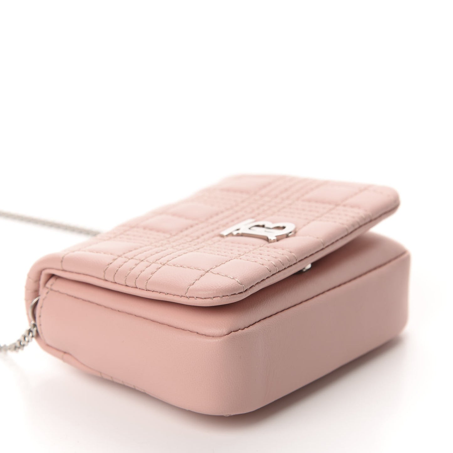 Lambskin Quilted Micro Lola Bag Blush Pink