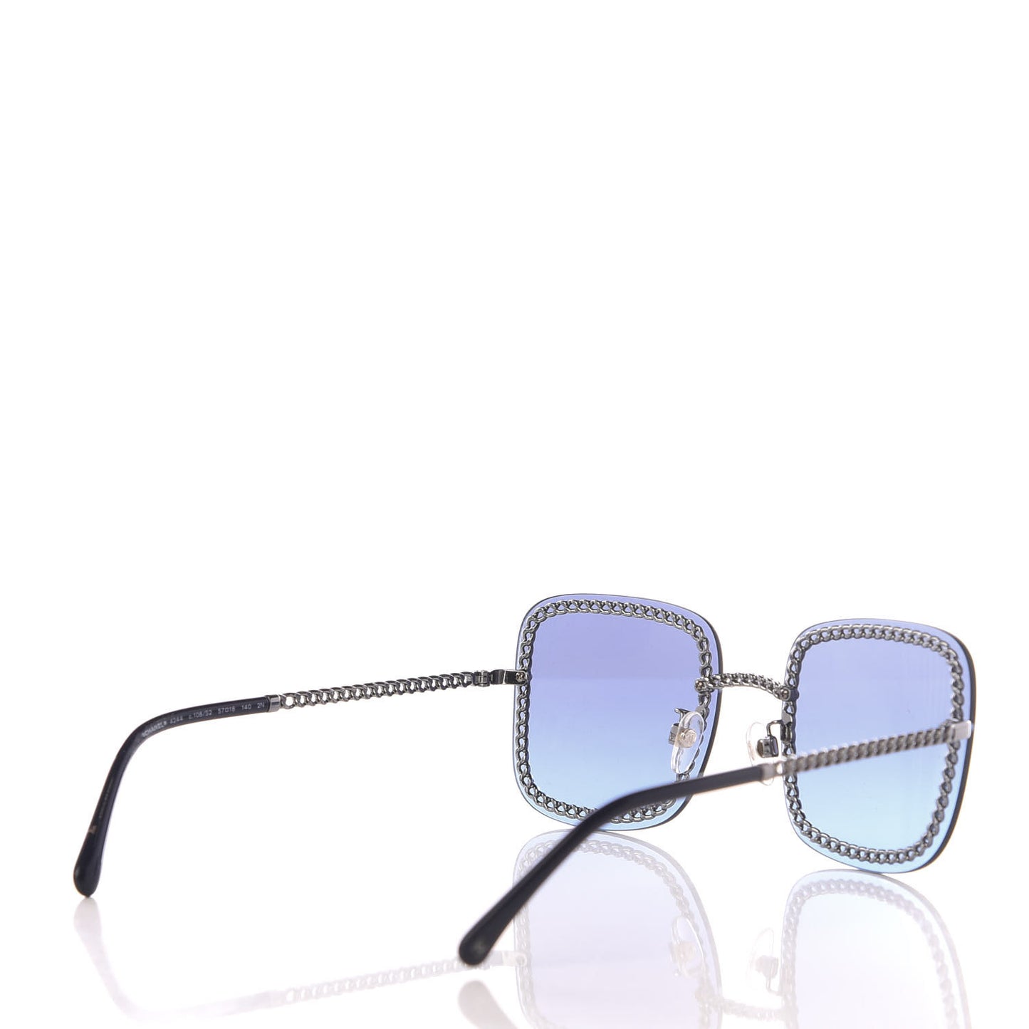 Chain Square Sunglasses 4244 Blue